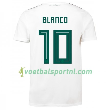Mexico Blanco 10 Uit Shirt WK voetbal 2018